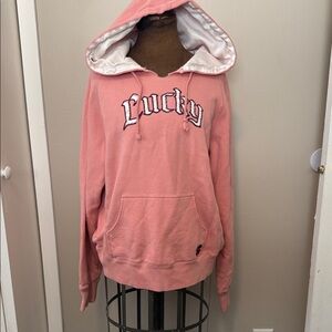 Lucky Brand Soft Pink Knit Hoodie